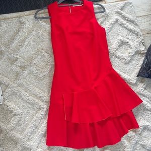 ark n c. red dress, used size small